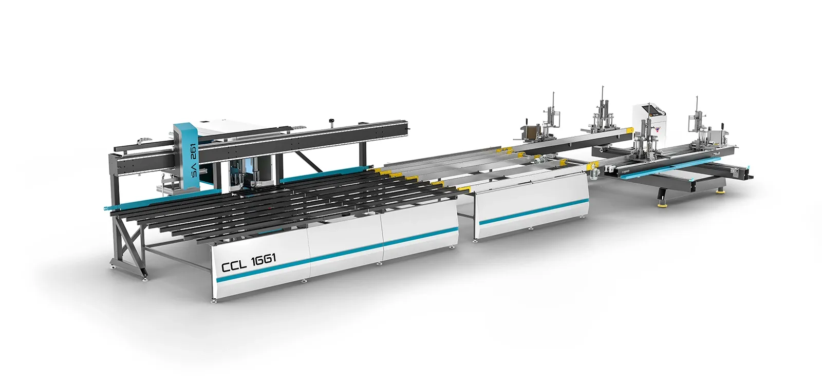 CCL 1661 – Линия за лепене и зачистване на PVC дограма
